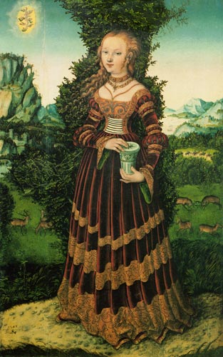 Hallow Maria Magdalena. od Lucas Cranach d. Ä.