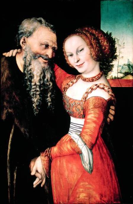 The Ill-Matched Couple od Lucas Cranach d. Ä.