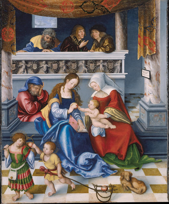 The Holy Kinship od Lucas Cranach d. Ä.