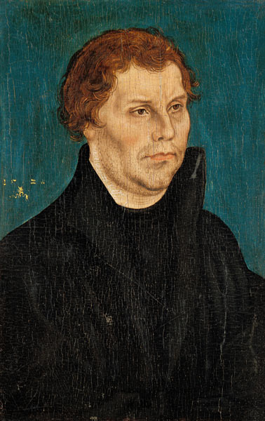 Luther portrait od Lucas Cranach d. Ä.