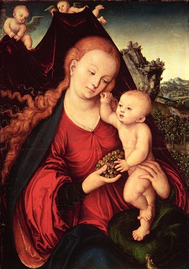 Madonna and Child od Lucas Cranach d. Ä.