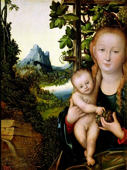 Madonna and Child, c.1525 od Lucas Cranach d. Ä.