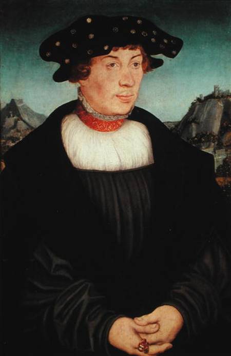Portrait of Hans Melber od Lucas Cranach d. Ä.