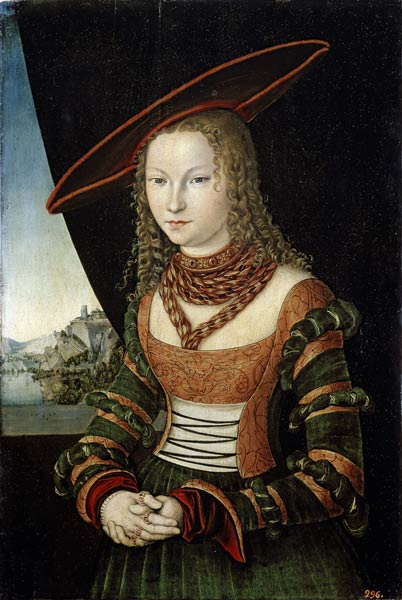 Portrait of a Lady od Lucas Cranach d. Ä.