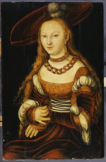 Portrait of a Young Lady, c.1350 od Lucas Cranach d. Ä.
