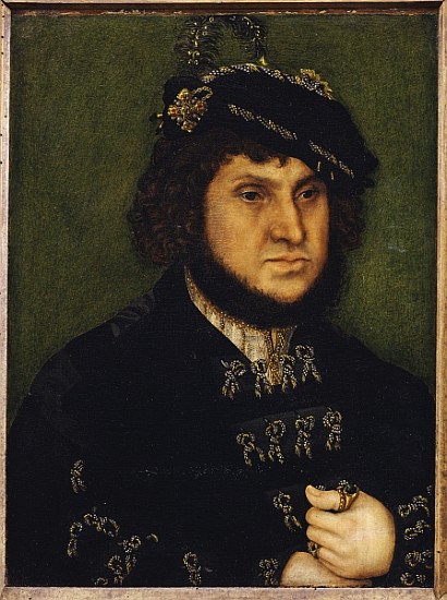Portrait of Kurfurst Herzog Johann der Bestandige von Saschen od Lucas Cranach d. Ä.