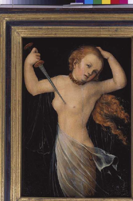 Selbstmord der Lucretia. od Lucas Cranach d. Ä.