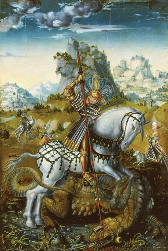 St. George od Lucas Cranach d. Ä.