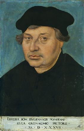 Portrait of the reformer Johann Bugenhagen (1485-1558)