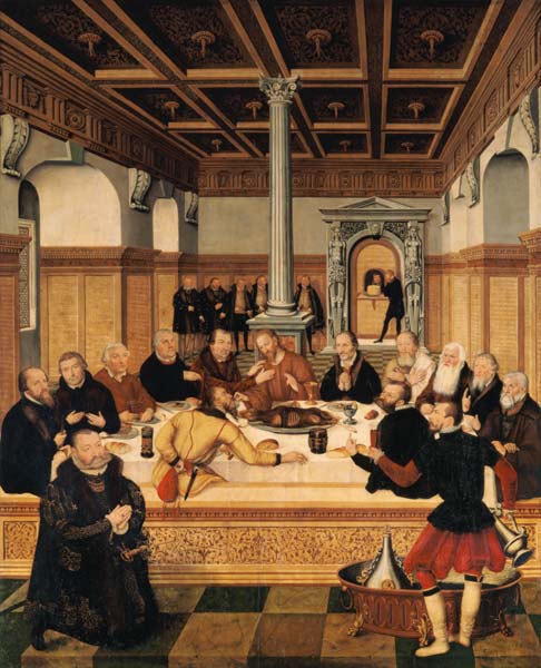 Cranach d.J., Das Abendmahl od Lucas Cranach d. J.