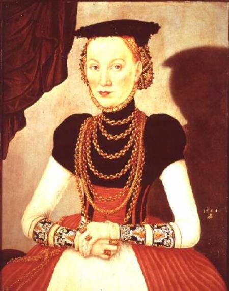 Portrait of a woman od Lucas Cranach d. J.