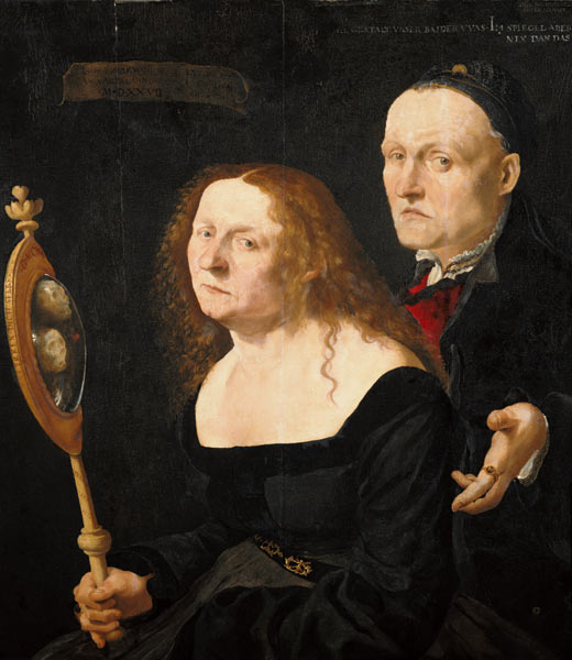 The painter Hans Burgkmair and his Mrs Anna. od Lucas Furtenagel