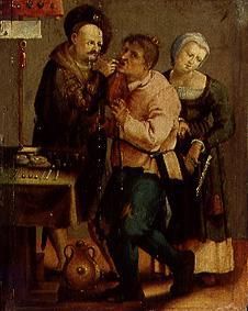 At the tooth ache od Lucas van Leyden
