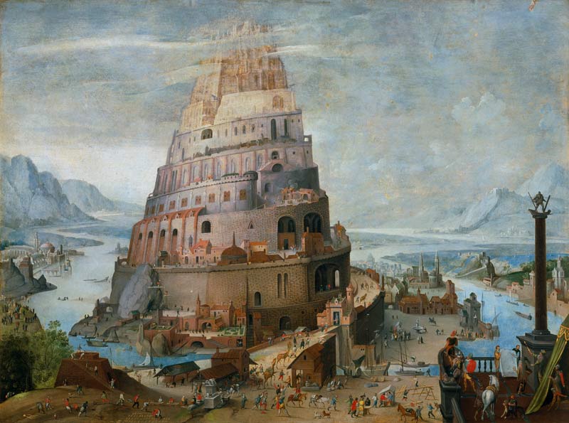The tower making to Babel od Lucas van Valckenborch