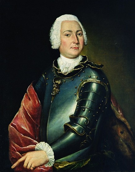 Portrait of Count Ernst Christoph von Manteuffel od Lucas Conrad Pfanzelt
