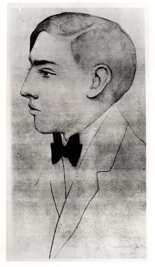 Portrait of Raymond Radiguet (1903-23) od Lucien Daudet