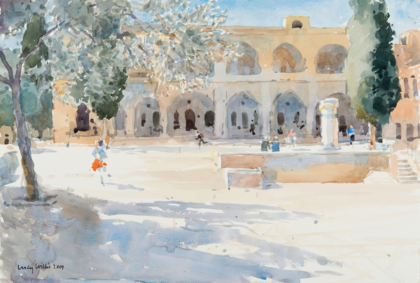 Batei Mahase Square, Old Jerusalem od Lucy Willis