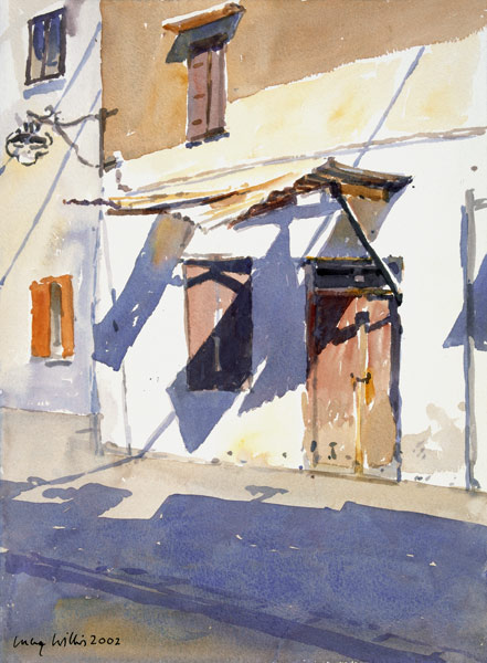 Cretan Shadows, 2002 (w/c on paper)  od Lucy Willis