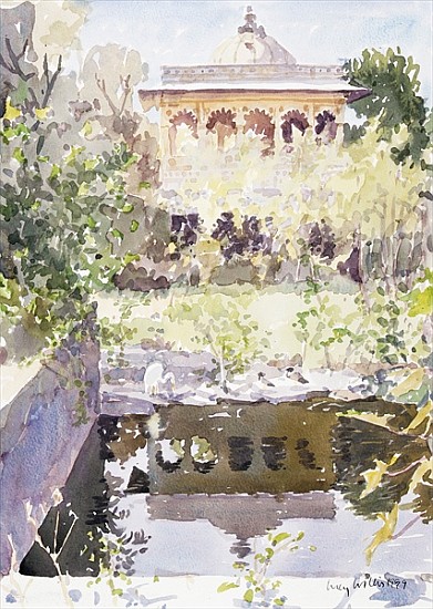 Forgotten Palace, Udaipur, 1999 (w/c on paper)  od Lucy Willis