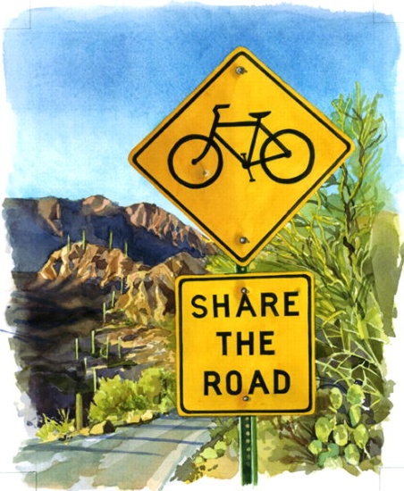 Share the Road, Gates Pass od Lucy  Masterman