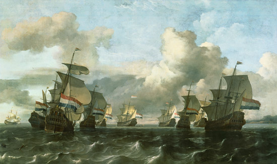 The Dutch Fleet of the India Company od Ludolf Backhuyzen