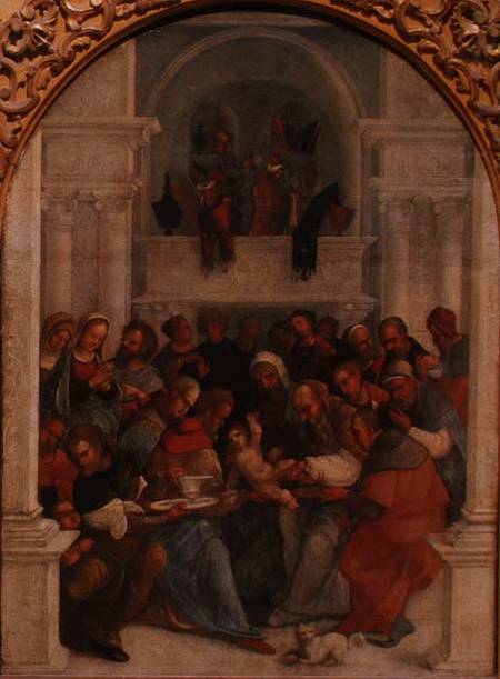 The Circumcision (panel) od Ludovico Mazzolino