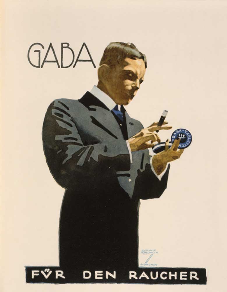 Gaba / For the smoker od Ludwig Hohlwein