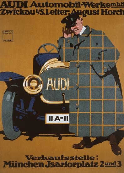 AUDI Automobil-Werke m. b. H. Zwickau i. / S. Leader: August Horch 1910