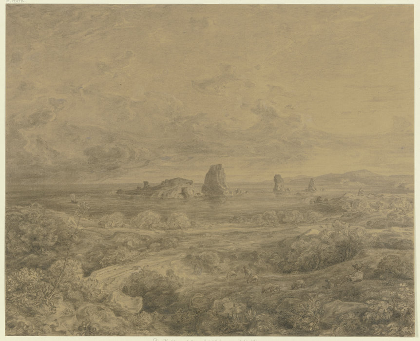 Die Zyklopenfelsen bei Sciacca od Ludwig Metz