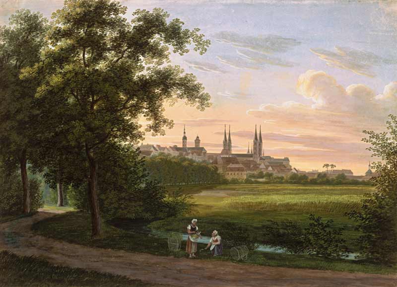 View of Bamberg od Ludwig Neureuther