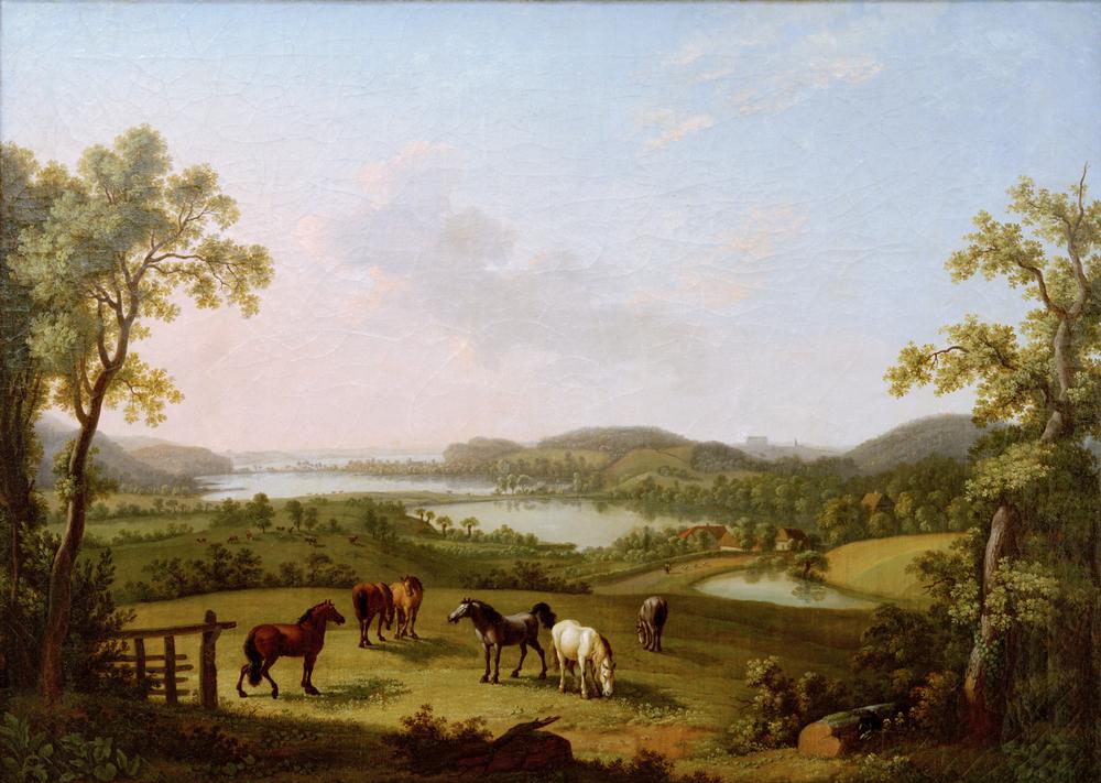 Der Plöner See von Bösdorf aus gesehen od Ludwig Philipp Strack