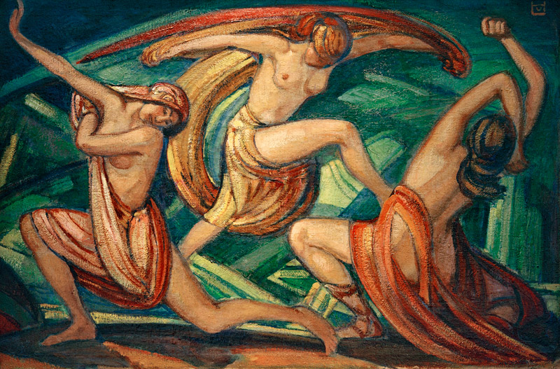 Drei tanzende Frauen od Ludwig von Hofmann