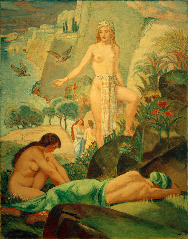 Aphrodite od Ludwig von Hofmann