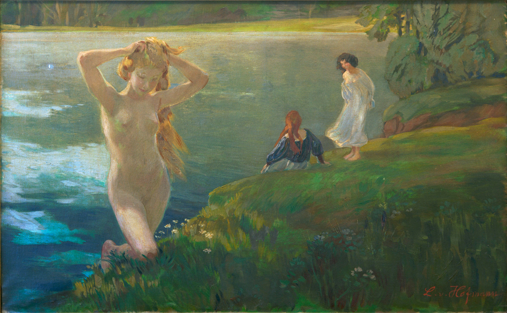 Bathing Girls od Ludwig von Hofmann