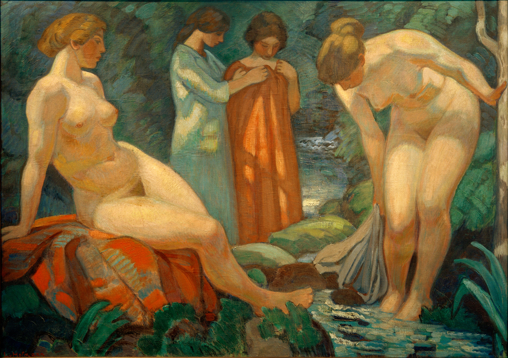 Frauen am Waldquell od Ludwig von Hofmann
