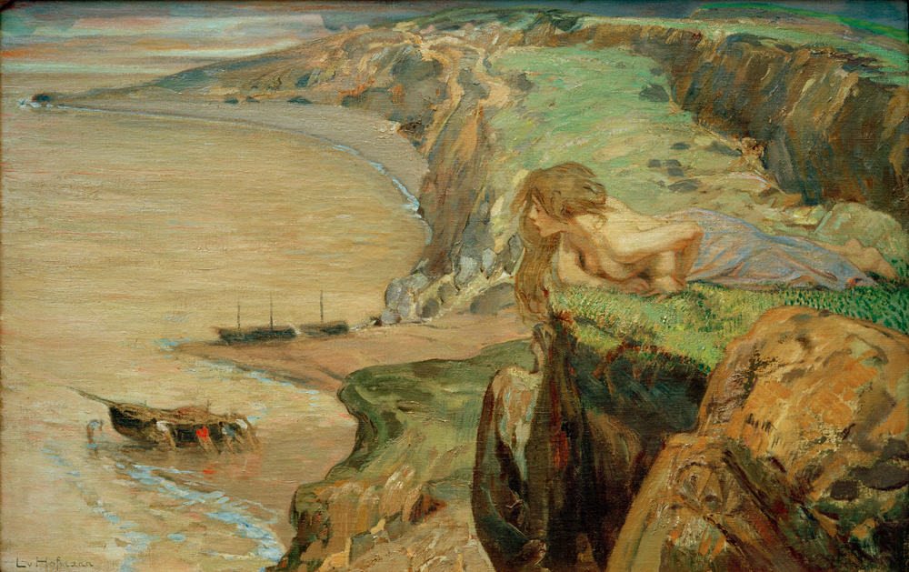 Südliche Felsenküste od Ludwig von Hofmann