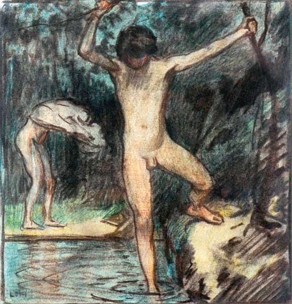 The Bathers od Ludwig von Hofmann