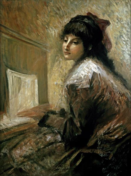 Girl at the Piano od Luigi Conconi