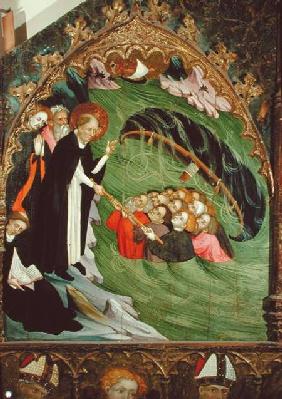 St. Dominic Rescuing Shipwrecked Fishermen from Drowning, detail from the Altarpiece of St. Dominic