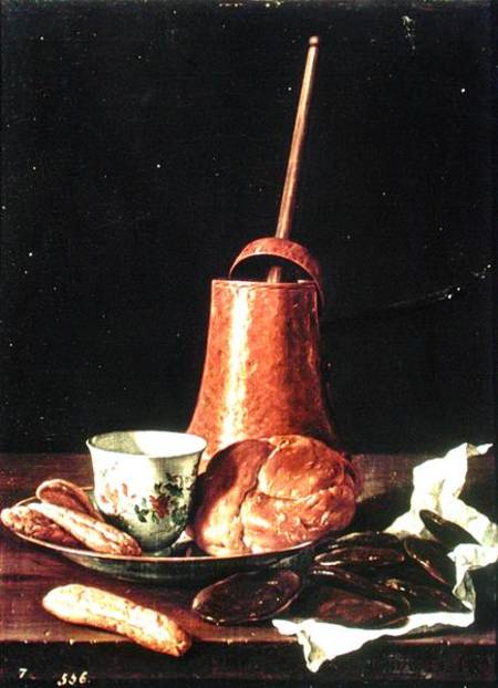 Still Life with a Drinking Chocolate Set od Luis Melendez