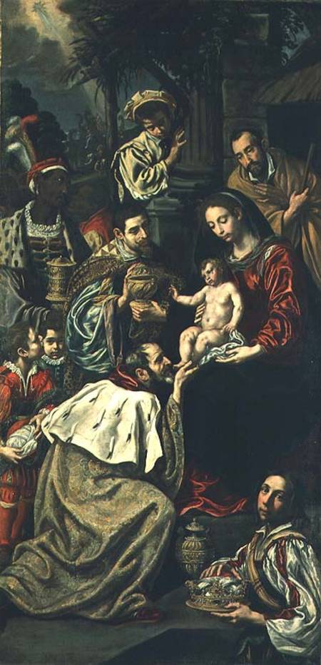 The Adoration of the Magi od Luis Tristan de Escamilla