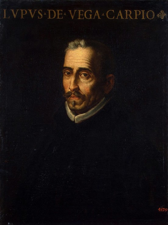 Portrait of the Poet Félix Lope de Vega (1562-1635) od Luis Tristan de Escamilla