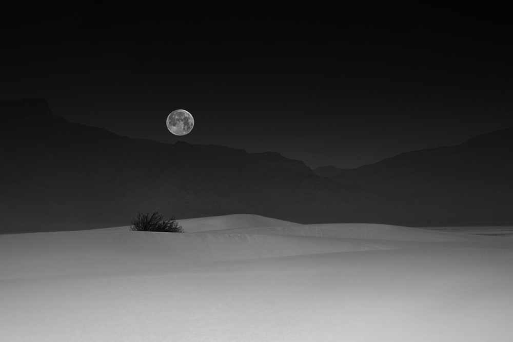 Full Moon over White Sands od Lydia Jacobs