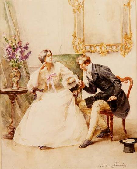 The Suitor od Madeleine Lemaire