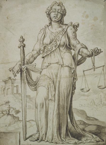 Justitia. od Maerten van Heemskerck