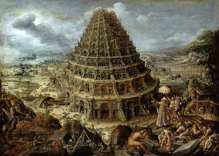 The tower making to Babel od Maerten van Valckenborch