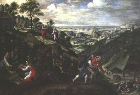 Parable of the Labourers in the Vineyard od Maerten van Valckenborch