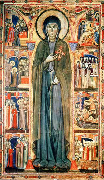 St. Clare with Scenes from her Life