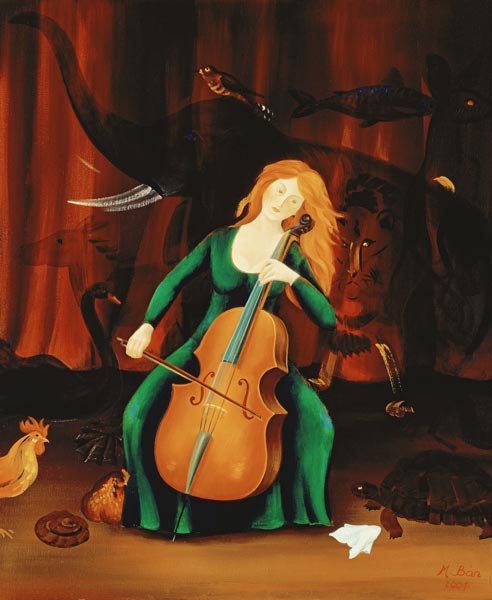 Carneval des Animeaux, 2001 (oil on canvas)  od Magdolna  Ban