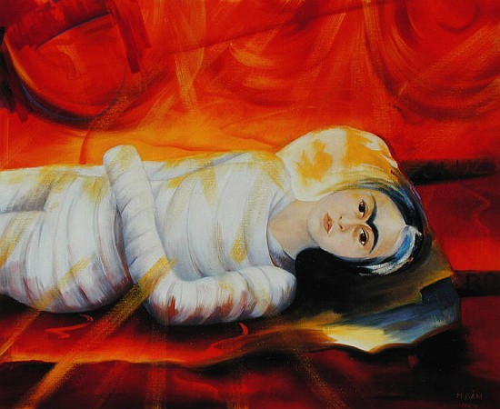 Chrysalis, 2003 (oil on canvas)  od Magdolna  Ban